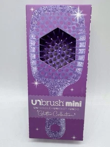 FHI Heat UnBrush Detangle Vented Blow Out Flex Brush Glitter 9” Mini COMBINESHIP - Picture 1 of 3