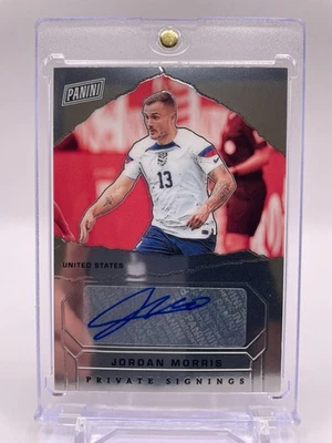 2023 Panini National Jordan Morris Private Signings Auto #JM Team USA 1/25 SSP - Image 1 of 4