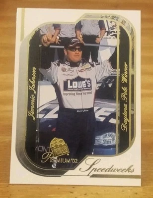 2002 Press Pass Premium Jimmie Johnson  - Image 1 of 3