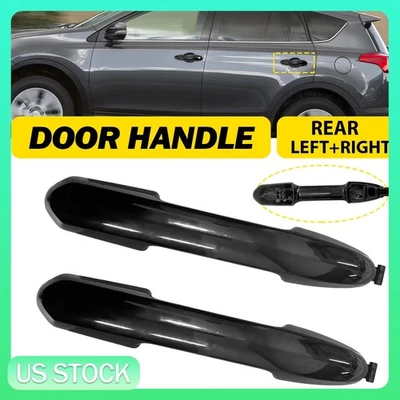2 задние левые и правые наружные дверные ручки для Toyota RAV4 2017-2023 годов выпуска - Изображение 1 из 4
