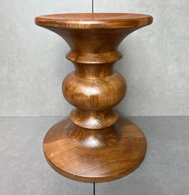 Eames Style Wood Stool Type A Used Reproduction Chair Modern Interior Decor JP - Image 1 of 4