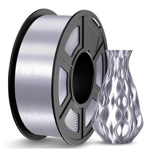 JAYO SILK PLA+ 3D Printer Filament Silver 1.75mm 1.1KG Shiny Metallic +/-0.02mm - Picture 1 of 9