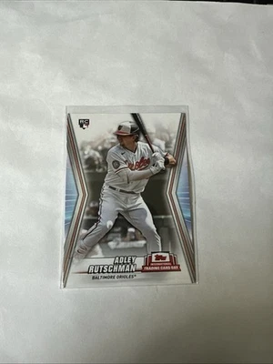 2023 Topps Adley Rutschman #GP-1 Topps International Trading Card Day RC AC1 - Image 1 of 2