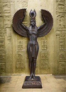 RARE Ancient Egyptian Antiquities statue of the goddess Isis with open wings - Picture 1 of 6