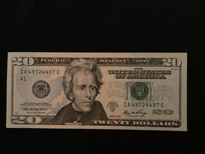 2006 $20 Fancy Serial #, CU - Picture 1 of 2