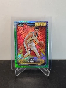 JAMAL MURRAY 2024-25 Topps Chrome π GREEN TOPPS LOGO REFRACTOR #34 NUGGETS - Picture 1 of 2
