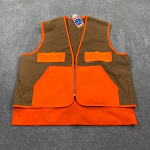 Ideal Blaze Work Safety Hunting Vest Men's Size XXL Orange Made in USA - Picture 1 of 12