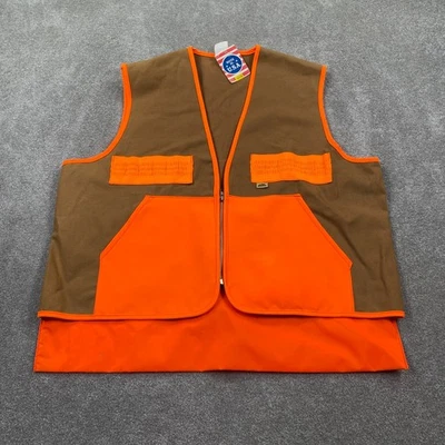 Ideal Blaze Work Safety Hunting Vest Men's Size XXL Orange Made in USA - Image 1 of 4