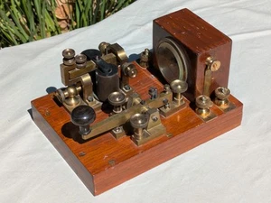 WWI 1916 Antique Telegraph ATM&NT Co Ltd Galvanometer Broad Arrow GPO Military - Picture 1 of 24