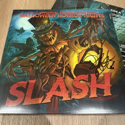 Halloween Horror Nights Vol 2 - SLASH SIGNED Vinyl Record 2025 Universal Studios - Image 1 of 4