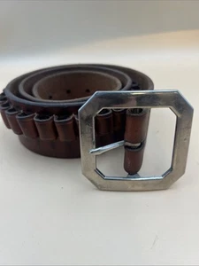 Vintage Hunter Leather .38 Pistol Cartridge Belt 25 Rounds 138 Sm - Picture 1 of 9
