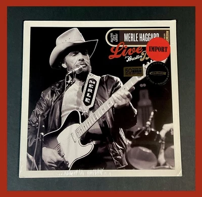 Merle Haggard – Live From Austin TX LP On Blue & Black Marble Vinyl Country - Image 1 of 3