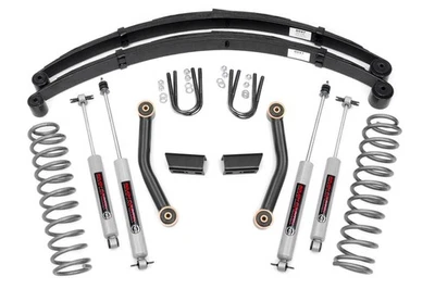 Kit de elevación Rough Country de 3" para Jeep Cherokee XJ 1984-2001 2x2/4x4 - 630Xn2 Foto 1 de 4