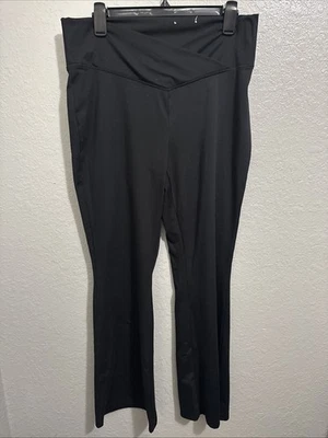 Legging SO The Favorite Crossover Yoga Acampanado Tiro Alto Gris Para Mujer Talla XL Foto 1 de 4