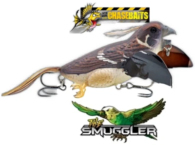 CHASEBAITS The Smuggler - Crawling Bird Lure - SPARROW - Hard-to-Find 3.5" - Full Size