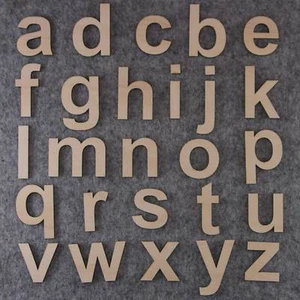 Arial Font Alphabet Set 3mm Plywood Lower Case Letters a-z 26 Characters - Picture 1 of 1