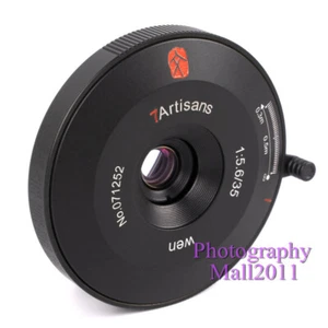 7artisans 35mm F5.6 Full Frame Wide Angle Pancake Lens For Leica M M-P240 M6 MP - Picture 1 of 10