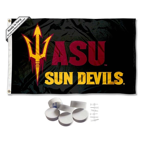 Arizona State Sun Devils Large Logo Tapestry Banner Cover