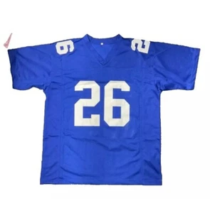 Auction #7 SAQUON BARKLEY SIGNED #26 JERSEY BAS HOLOGRAM - Picture 1 of 3