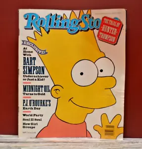 🔴Rolling Stone Issue 581 - June 28, 1990 - Bart Simpson Cover - Picture 1 of 2
