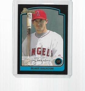 2003 BOWMAN DRAFT PICKS & PROSPECTS BASEBALL BLAKE BALKCOM #BDP64