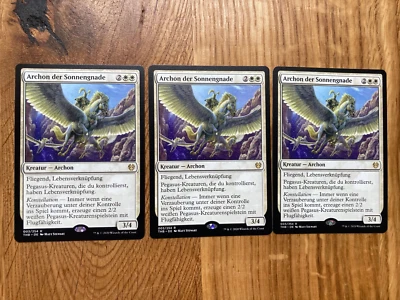 3 x Archon der Sonnengnade / Archon of Sun's Grace, deutsch (Near Mint, Rare) - Bild 1 von 3