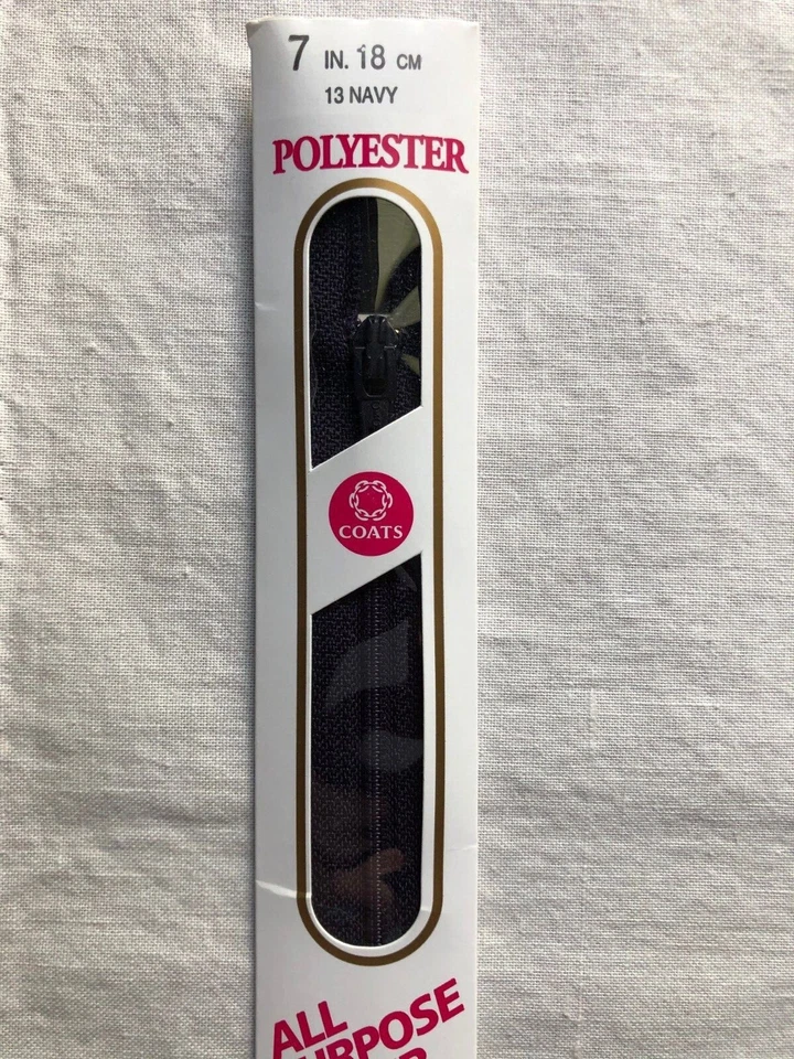 New Coats Zipper 7" Polyester Coil - Choose Color - Image 1 of 1