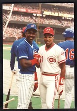 1988 ASG Barry Larkin & Shawon Dunston  4 x 5-7/8  ORIGINAL SNAPSHOT PHOTO #9