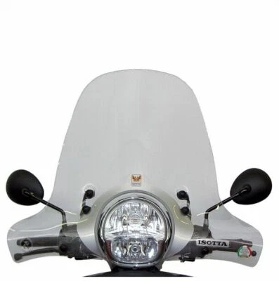 E104 PARABREZZA PARAVENTO ISOTTA PER APRILIA SCARABEO 400 IE 2006 2007 2008 2009 - Immagine 1 di 2