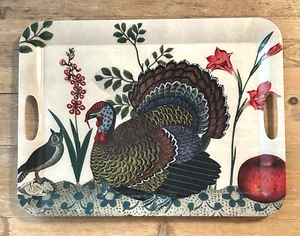 JOHN DERIAN MELAMINE TURKEY Serving Platter TARGET 20 x 15 Thanksgiving - Picture 1 of 8