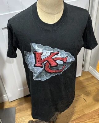 Camisa de Colección Años 90 1994 Kansas City Chiefs Puntada Única Punta de Flecha Para Hombres L Foto 1 de 4