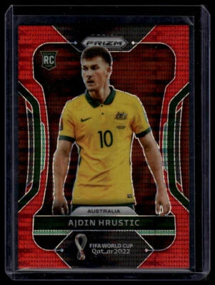 2022 Panini Prizm FIFA World Cup Qatar #283 Ajdin Hrustic Red Breakaway #/99 RC - Image 1 of 2
