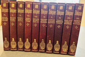 The Handy-Volume Shakespeare, 10 Volumes, Published C.1880 - Imagen 1 de 19