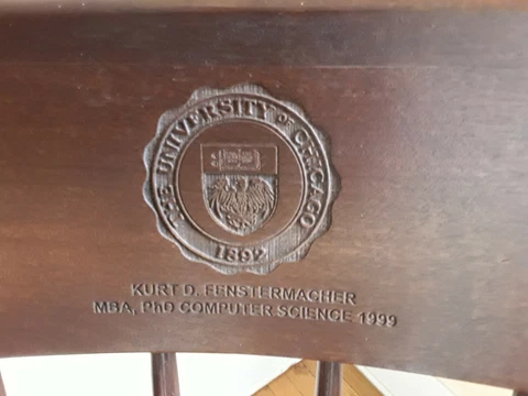 S Bent & Bros Gardner,MA. Famed Author & Professor Chair, University of Chicago Cover
