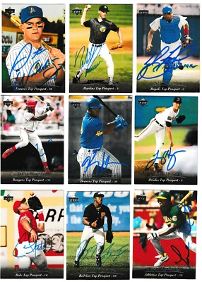 1995 Upper Deck Minor League Top Prospects  Autographed Cards  You Pick - Image 1 of 3