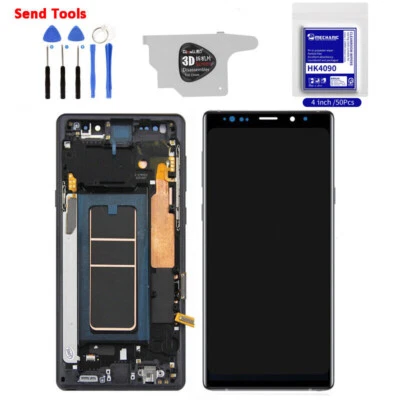 For Samsung Galaxy Note 9 LCD OLED Display Screen Digitizer Assembly with Frame - Image 1 of 4
