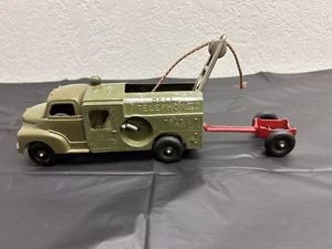 VTG Hubley Bell Telephone Truck #478 Crank Boom Tow Rig w/Trailer Pole & Tools - Picture 1 of 6