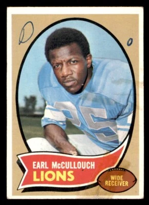 1970 Topps Football #195 Earl McCullough PR - Image 1 of 2