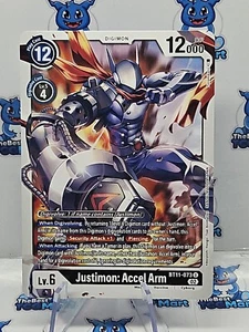 Digimon Card Game Justimon: Accel Arm BT11-073 U NM - Picture 1 of 2