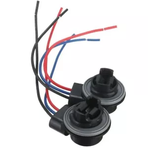 2X 3157 3357 4157 Bulb Socket Turn Signal Light Harness Wire Plug Connectors - Foto 1 di 4