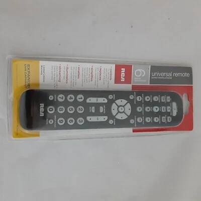 RCA RCR6473R 6 Device Universal Remote Control - Image 1 of 4
