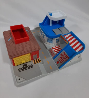 Vintage Micro Machines Hiways and Byways Playset Hospital Fire Department - Image 1 of 4