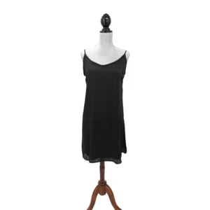 Love Sadie Slip Dress Womens Small Black Sleeveless Pullover Minimalist - Picture 1 of 8