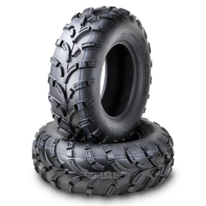 2 Front ATV Tires 24x8-12 24x8x12 for 2015-2016 Honda Pioneer 500 24x8.00-12 - Picture 1 of 9