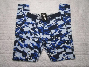 Ethika Girls Leggings Size Small Blue Water Ocean Print Activewear Jogger - Picture 1 of 4