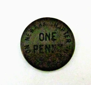 Masonic One Penny Token Newark, New York RAM No. 117 - Picture 1 of 2