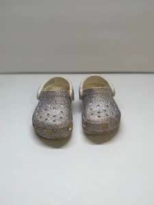 Infant Girl's Multi Color Glitter Crocs Size: C5 Pre-owned - Picture 1 of 5
