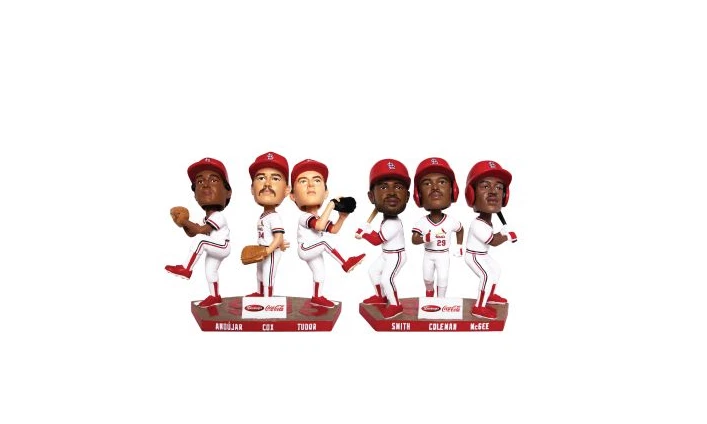 (1)ST. LOUIS CARDINALS 1985 NLCS CHAMPIONS BOBBLEHEAD MISTERIO 9-5-25 (PREVENTA)  Foto 1 de 1