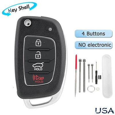 Capa chaveiro para 2013 2014 2015 2016 2017 2018 Hyundai Sonata TQ8-RKE-4F16 - Imagem 1 de 4