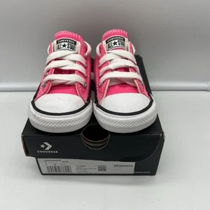Unisex Toddler Converse Infant CTAS OX Pink Lace Up Sneaker Shoes Size 4C - Picture 1 of 4